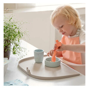 Bavoir avec élastique Croco Vert 