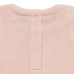 Pyjama 2 pièces en velours avec print lapin fantaisie pour bébé fille 