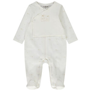 Dors-bien en coton imprimé feuilles pour bébé 