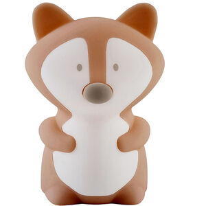 Veilleuse renard en silicone brun 