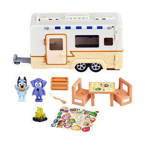 Figurine caravane Bluey multicolore  