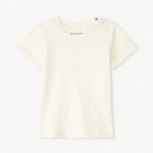 T-shirt manches courtes uni en jersey effet pop-corn pour bébé garçon 