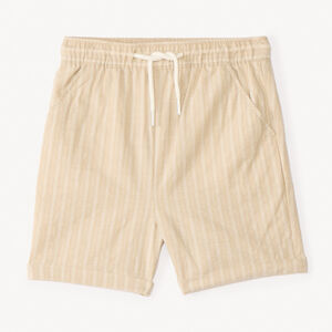 Bermuda en toile à rayures pour bébé garçon 