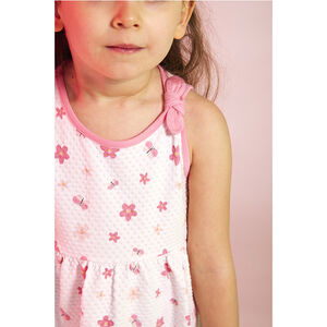 Robe débardeur imprimé fleuri pour bébé fille 