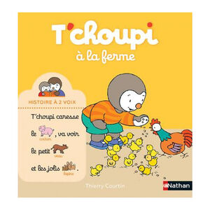 Livre T'choupi à la ferme  