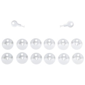 Caches prises avec clés Nobobo - 12 pièces 