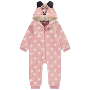Surpyjama ludique Minnie Disney en sherpa pour bébé fille 