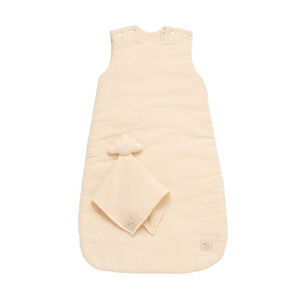 Gigoteuse ouatinée en gaze 0-6M TOG 2 + doudou mouchoir vanilla 
