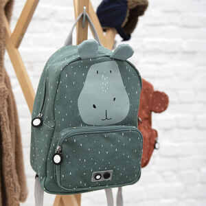 Sac à dos bébé en coton - Mr. Hippo Main Sac à dos bébé en coton - Mr. Hippo