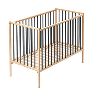 Lit à barreaux 60 x 120 cm Rémi anthracite 