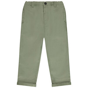 Pantalon en toile armurée unie pour bébé garçon 