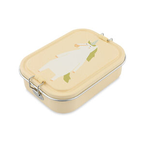 Lunchbox compartimentée en inox Mrs. Unicorn beige 
