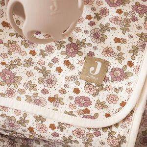 Couverture en jersey 75 x 100 cm Retro Flowers 