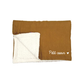 Couverture "Petit coeur" - Terracotta 