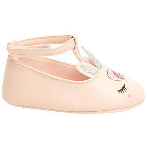 Babies à lanière à scratch motif licorne pour bébé fille 