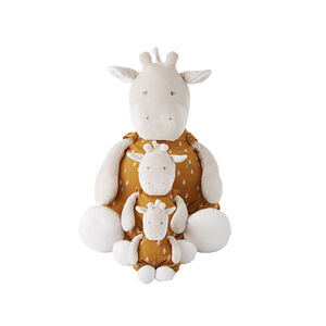 Peluche en veloudoux Tiga la girafe 40 cm 