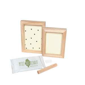 Cadre Duo Jolis cœurs avec moulage   