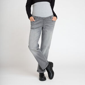 Jean droit de grossesse avec bandeau haut 