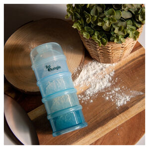 Boîte doseuse poudre de lait Bleu Classic  