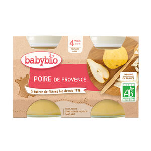 Petit pot poire de Provence bio - 2x130g 