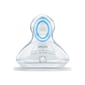 Set de 2 tétines en silicone T1 Medium - Transparent 