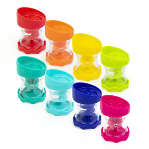 Set de 8 jouets de bain type tonneaux de pluie 