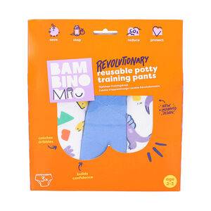 Lot de 3 culottes d'apprentissage lavables 2-3 ans Brave Dinos 