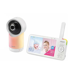 Babyphone vidéo RM5766 HD avec veilleuse et écran LCD 5" 