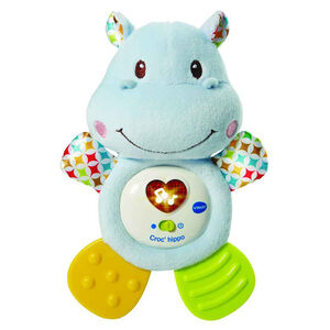 Peluche Croc'Hippo Bleu 