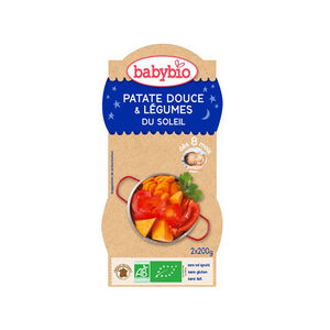 Bols de Patate Douce et Légumes du Soleil avec Riz 2x200g 