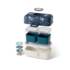 Lunchbox 800ml Tresor wolf bleu Main Lunchbox 800ml Tresor wolf bleu