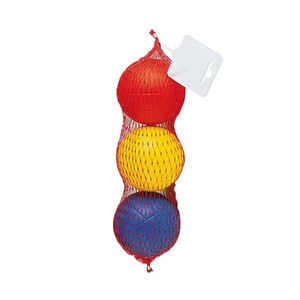 Lot de 3 balles en caoutchouc 