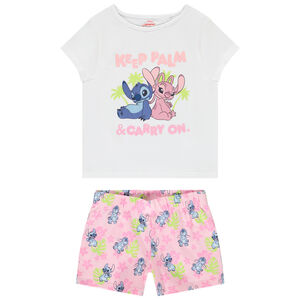 Set pyjama court 2 pièces Stitch & Angel Disney pour fille 