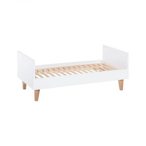 Lit Concept 70 x 140 cm - Blanc / Gris 