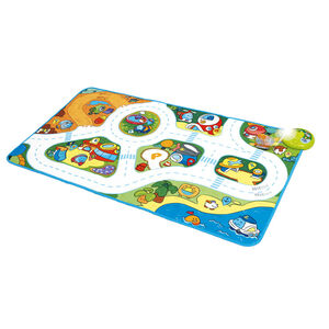 Tapis de jeu interactif circuit Turbo Ball City  