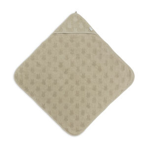 Cape de bain éponge en jacquard Miffy olive green 