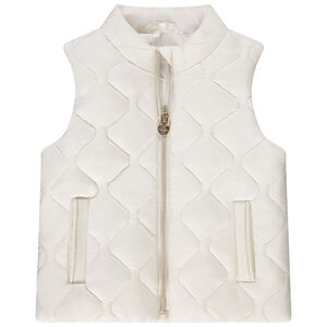 Doudoune sans manches matelassée pour bébé fille 