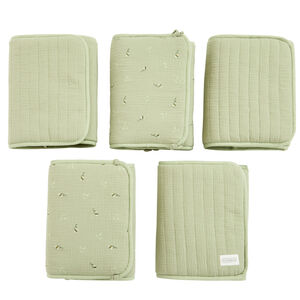 Lot de 5 protèges barreaux modulables Promenade Bucolique vert 