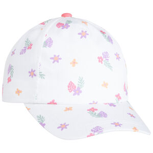 Casquette imprimé fleuri pour bébé fille 