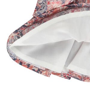 Jupe volantée imprimé cachemire avec lurex pour fille 