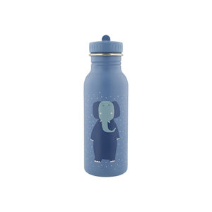 Gourde en acier inoxydable 500 ml - Mrs Elephant - Bleu Main Gourde en acier inoxydable 500 ml - Mrs Elephant - Bleu