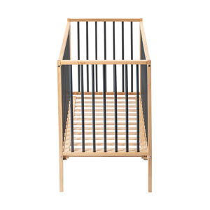 Lit à barreaux 60 x 120 cm Rémi anthracite 