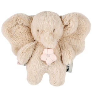 Mini peluche musicale éléphant - Fanfan - Sable - 20 cm 