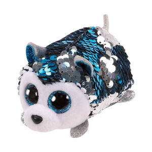Peluche Teeny Ty Small - Slush Le Chien Husky 