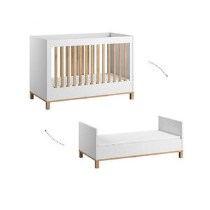 Lit Altitude 140 x 70 cm - Bois / Blanc 