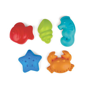 Set de 45moules à sable Animaux marins 