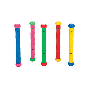 Jeu de 5 bâtons sous-marins colorés 