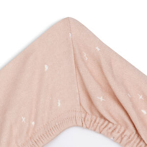 Housse de matelas à langer 50 x 70 cm Twinkling wild rose 