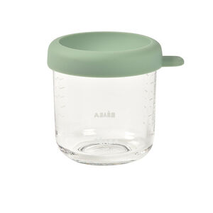 Pot de conservation en verre 250ml sage green 