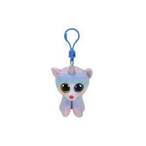 Petite peluche Beanie Boo's clip - Heather le chat licorne 